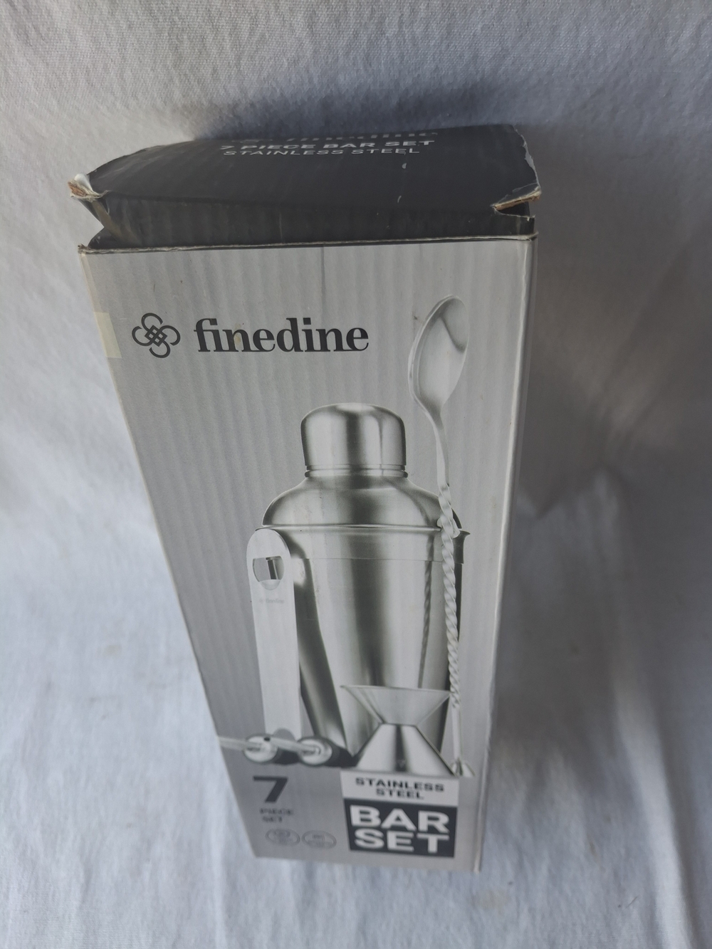 Finedine Stainless Steel 7-Piece Bar Set - Stainless Steel